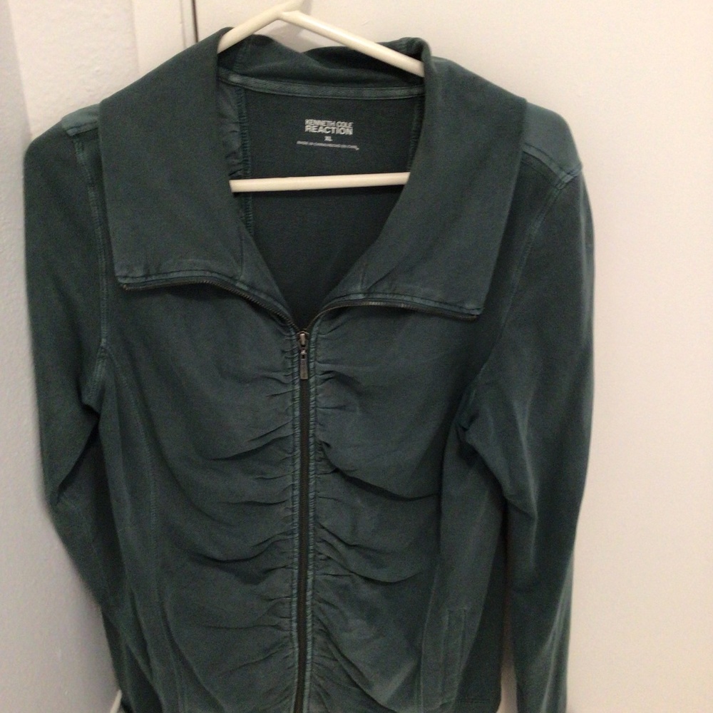 Kenneth Cole Workout Jacket Teal XL